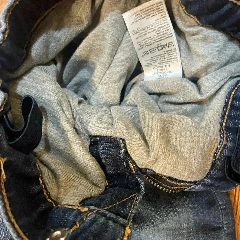 Boys Insulated Gap Adjustable Waist Jeans Size 3/3T